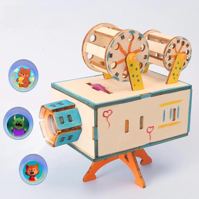1 Set Wooden DIY Film Projecto - Science Hobby Kit recension och pris