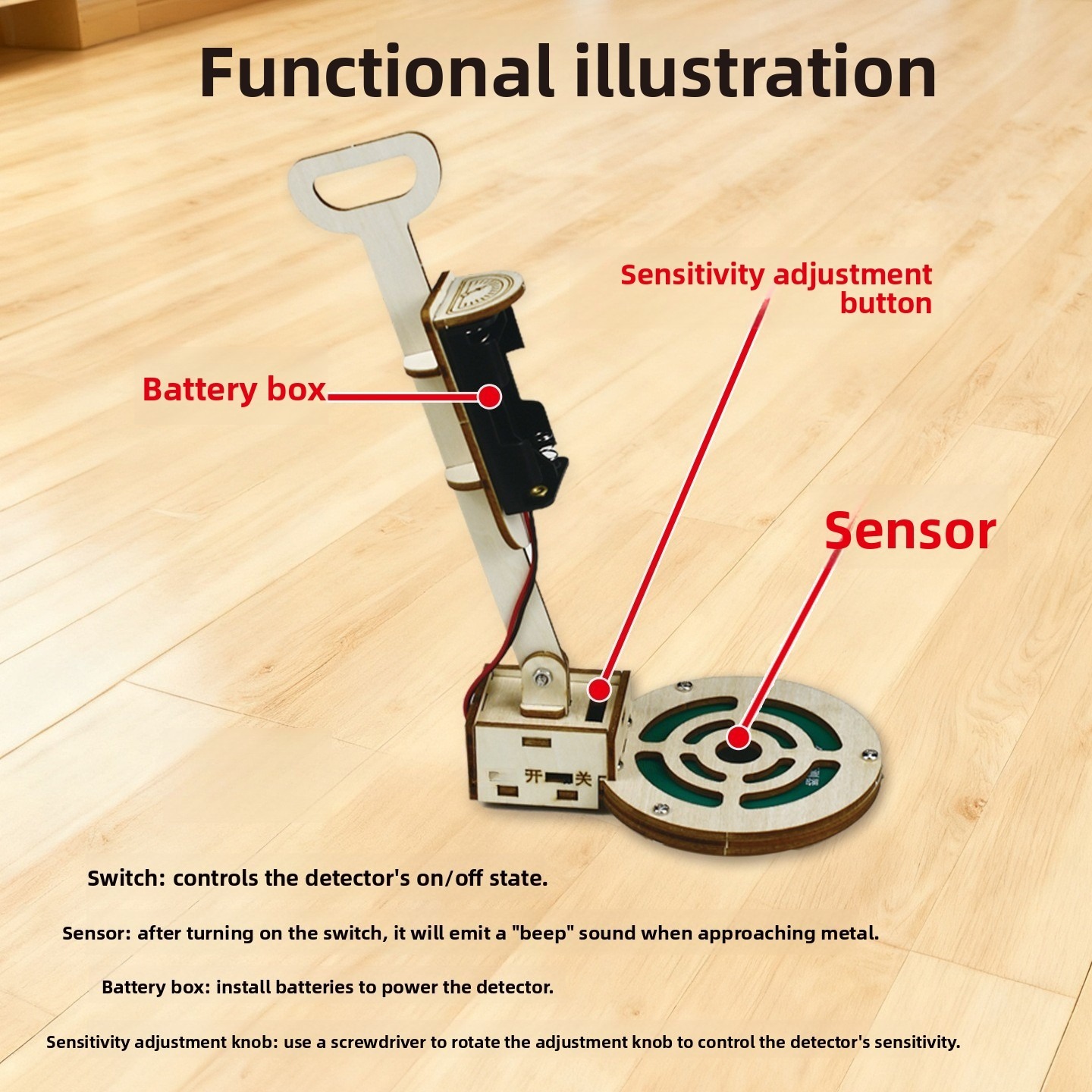 DIY Metal Detector Assembly Sc - Science Hobby Kit recension och pris