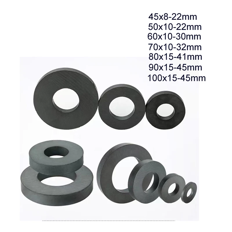 D45-100mm Ferrite Ring Magnet  - Hobby Is Science recension och pris