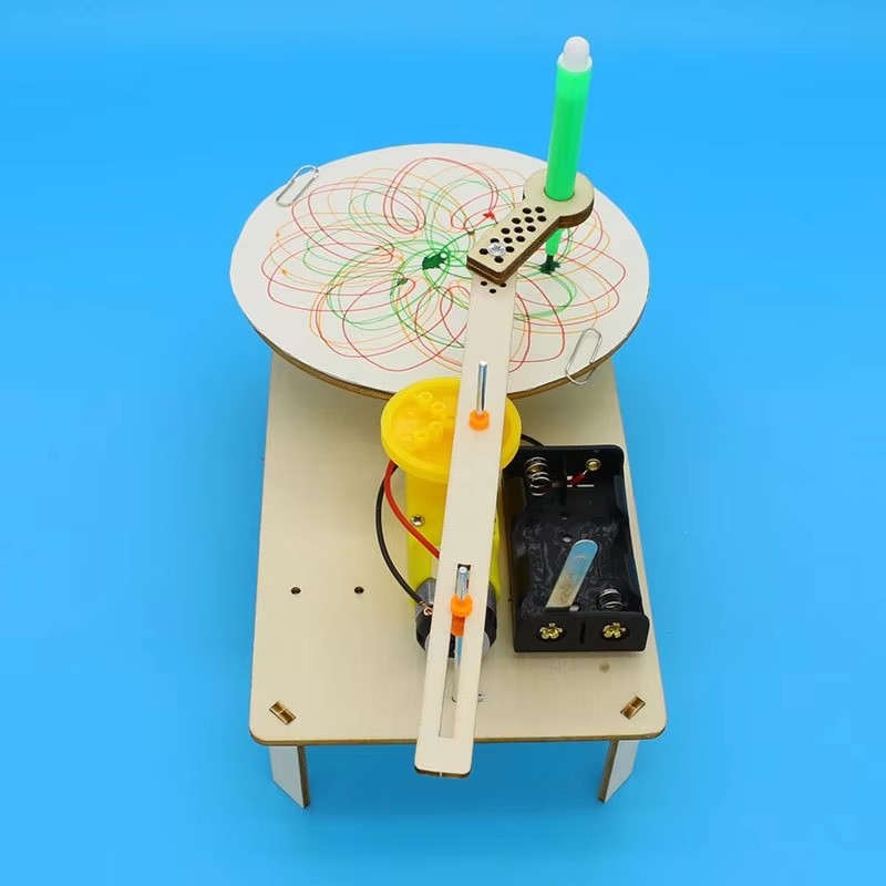 DIY Creative  wooden electric  - Science Project Robot recension och pris