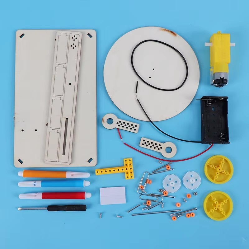 DIY Creative  wooden electric  - Science Project Robot recension och pris