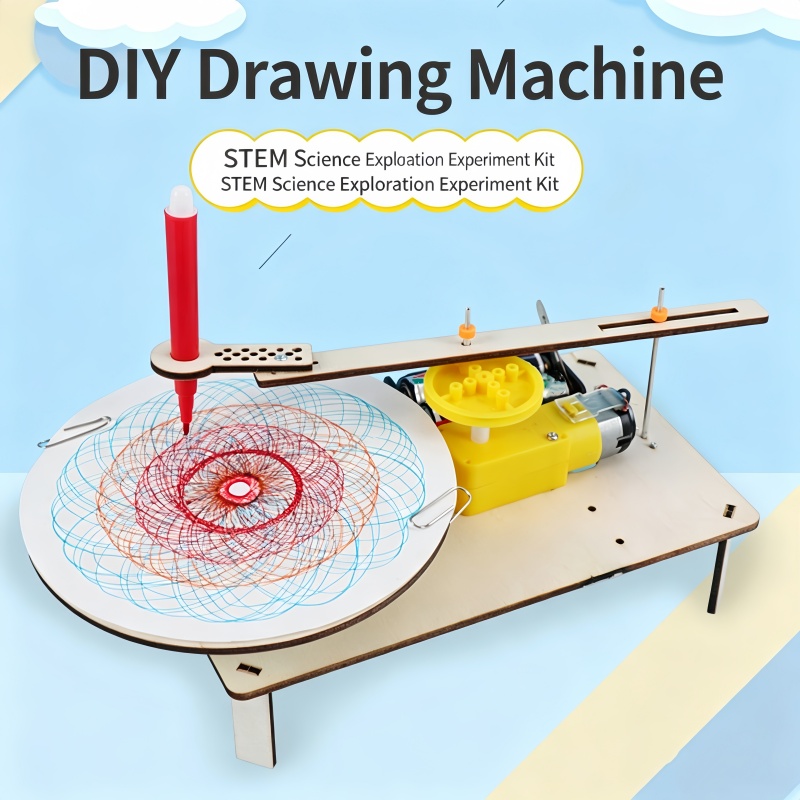 1-3Pcs DIY Wooden Electric Plo - Science Project Robot recension och pris