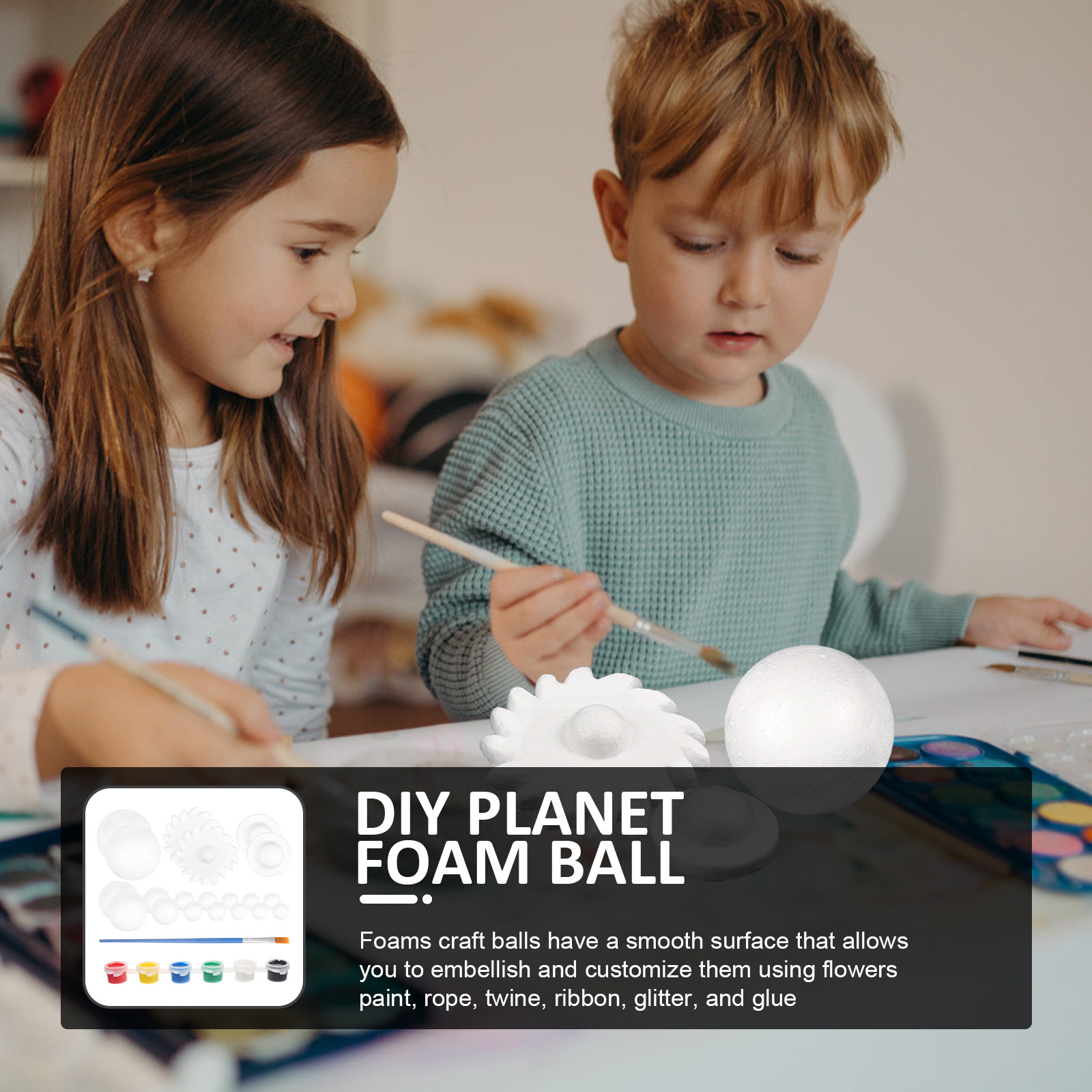 2Sets DIY Solar System Foam Ba - Science Project recension och pris