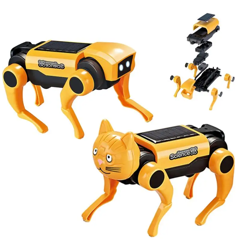 2IN1 Solar Robot Dog Replaceab - Science Project Robot recension och pris